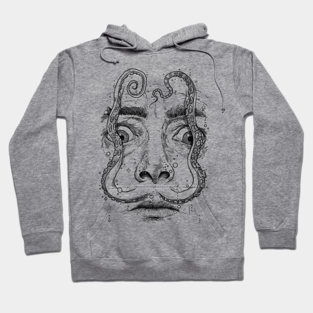 octopus Dali Hoodie by NikKor